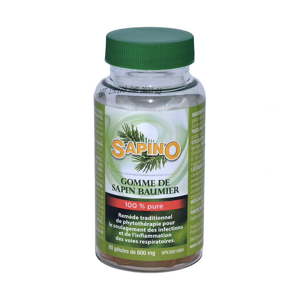 Gomme de Sapin Baumier 600mg - Sapino - Gélules - 2 formats